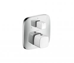Hansgrohe PuraVida Thermostat for concealed installation with shut-off|diverter valve - 1