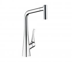 Hansgrohe Hansgrohe Metris Single lever kitchen mixer with pull-out spray - 1