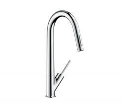 Hansgrohe Axor Starck Single Lever Kitchen Mixer with pull-out spray DN15 - 1