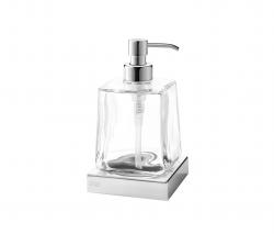Изображение продукта Inda Divo столtop дозатор жидкого мыла with glass container with chrome-plated brass pump