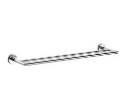 Inda Gealuna Double towel holder, center distance 60 cm - 1