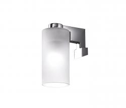 Inda H2O Wall-mounted lamp, behind mirror incandescent lamp included, diffuser in satined glass - 1