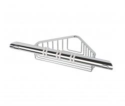 Inda Hotellerie Grab-bar for shower, with anti-slip thermoplastic rubber and basket - 1