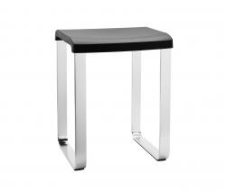 Inda Hotellerie Stool with seat in polypropylene (PP) , anodized aluminium structure - 1