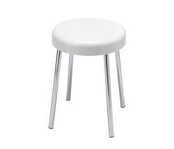 Изображение продукта Inda Hotellerie Stool with seat in ureic resin (UF), steel legs