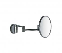 Inda Hotellerie Wall-mounted зеркало для бритья, double jointed arm, 18 cm Ø mirror - 1