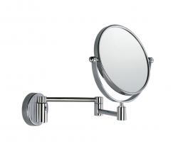 Inda Hotellerie Wall-mounted зеркало для бритья, double jointed arm, 18 cm Ø mirror - 1