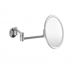 Inda Hotellerie Wall-mounted зеркало для бритья, double jointed arm, 20 cm Ø mirror - 1