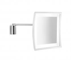 Inda Hotellerie Wall-mounted зеркало для бритья with LED lighting, with jointed arm, L 25 cm mirror - 1