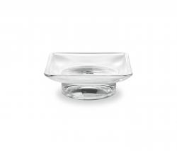 Inda Mito Extra clear transparent glass dish for art. A2010N - 1