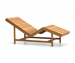 Varaschin Barcode sauna teak lounger - 1