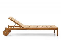 Varaschin Barcode teak garden adjustable cot - 1