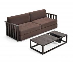 Varaschin Dorsoduro wooden designer couch - 2