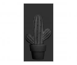 VIVES Ceramica Cactus-A Negro Mate - 1