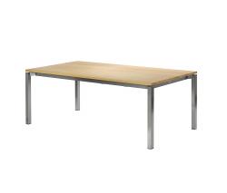 Fischer Möbel Modena front slide extension table - 1