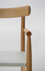 MARUNI Lightwood Arm chair (Mesh seat) - 7