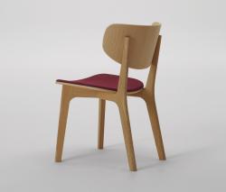 MARUNI Roundish Armless chair (Cushioned seat) - 4