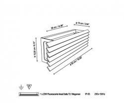 BOVER Lineana-H настенный светильник - 4