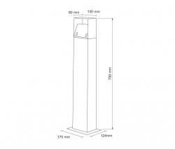 UNEX Lim LED bollard luminaire - 2