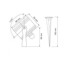 UNEX MIni LED earth spike spot - 4